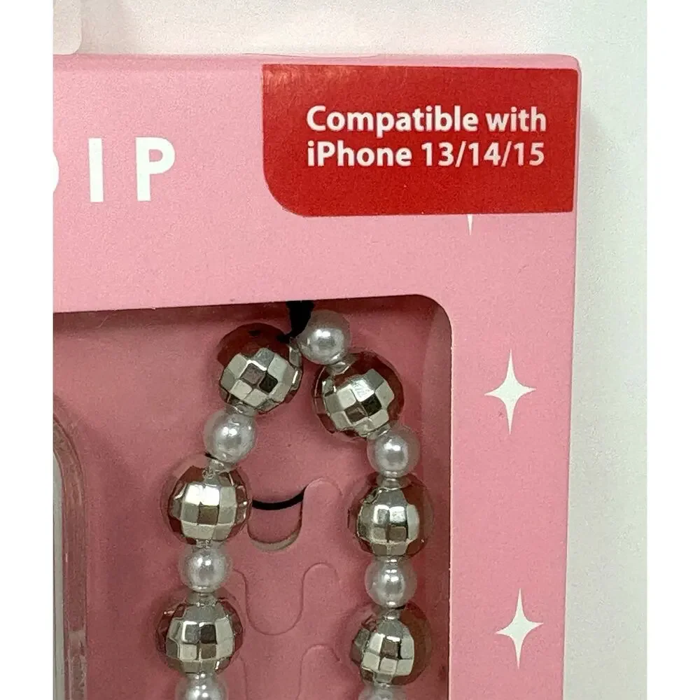 Skinnydip Disco Ball Guitar Cowgirl iPhone 13 / 14 / 15 New York Beaded Strap